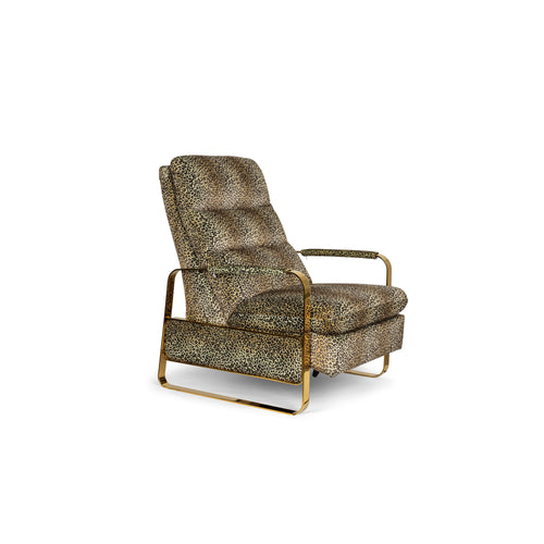 Bold Monkey Relax Like Chandler Recliner fauteuil panter - Bruin - vtwonen shop