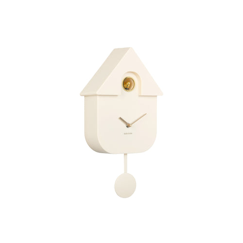 Karlsson wandklok Modern Cuckoo - beige - 8.5x21.5x41cm