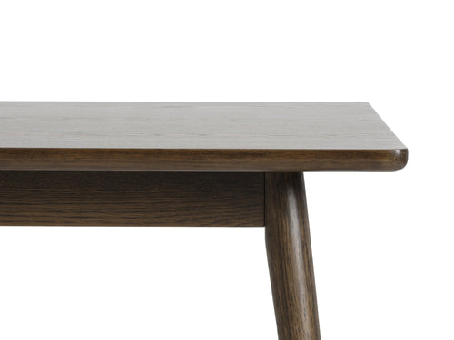 Rebellenclub Eetkamertafel Yass - 150 x 90 cm - Smoked Eiken