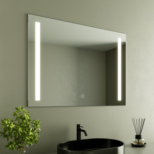 LOMAZOO badkamerspiegel Reyes - met LED verlichting & anti condens - rechthoekig - 60 x 80 cm