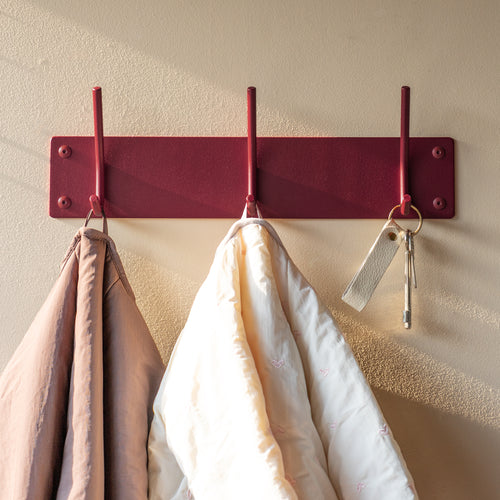 Spinder Design kapstok Fusion 3 - Burgundy - 3 haken