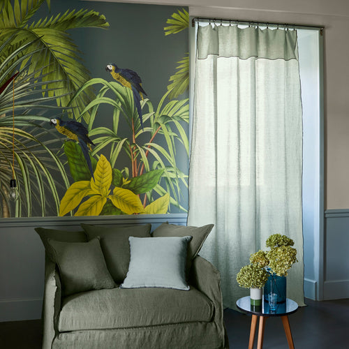 Madura Gordijn Carlina linde en zwarte hommel 150x280 cm