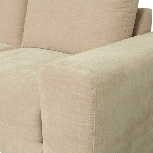 vtwonen 1-zits bank element zonder arm Family - Polyster - Zand - 85x90x98 - vtwonen shop