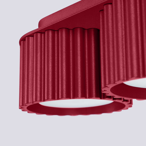 Sollux Lighting Plafondlamp AURA 2 bordeaux Gx53 - 21x10x12cm
