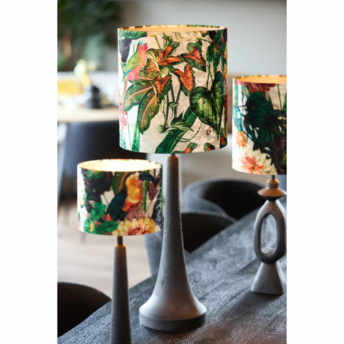 Light & Living lampenkap Dahlia - groen - 30x30x32cm