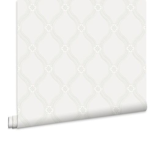 Laura Ashley Vliesbehang - Landford Paintable White