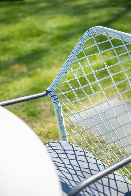 Garden Impressions Dido tuinstoelen set van 4 zachtgroen rope