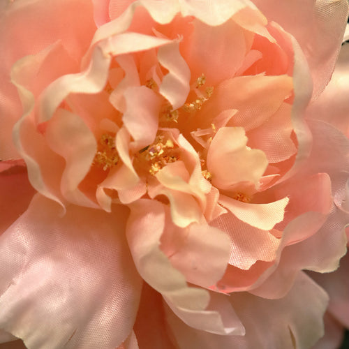 Maxifleur Pioen Kunstbloem 38cm Zalm