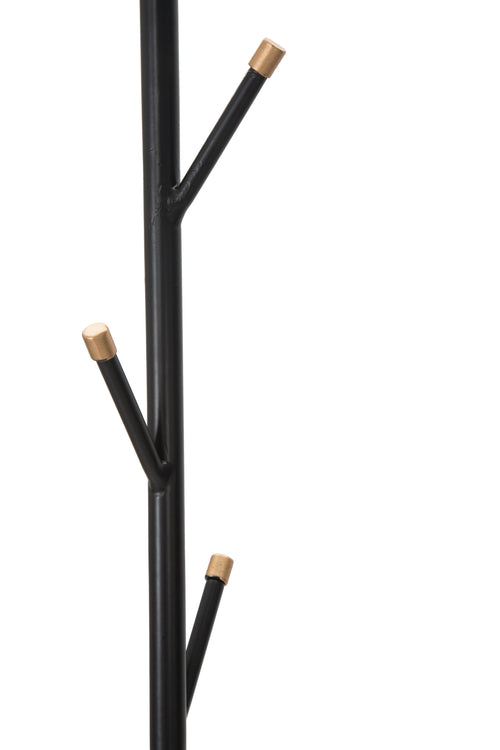 Mauro Ferretti kapstok - Ø 26x176 cm - zwart