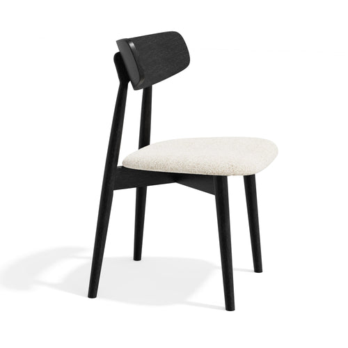 Premium Interiors - Set van 2 stoelen UGO - bouclette crème 50cm