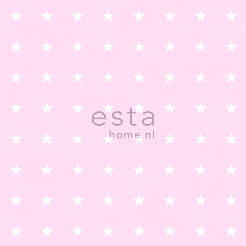 ESTAhome behang sterren roze - 53 cm x 10.05 m - 136458