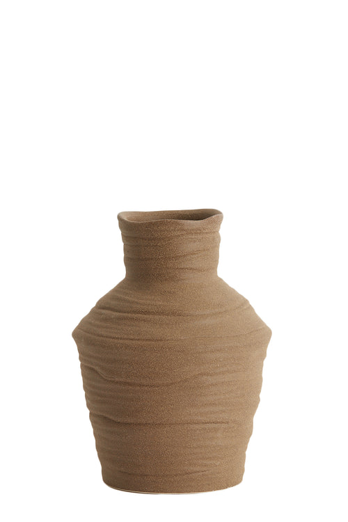 Light & Living vaas GRECCIO - Ø15x20.5cm - bruin - vtwonen shop