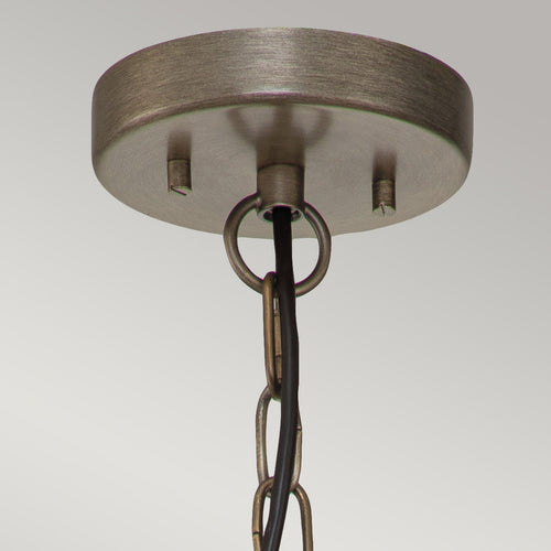 Elstead Kichler Ashland Hanglamp voor buiten, gebronsd brons, IP44