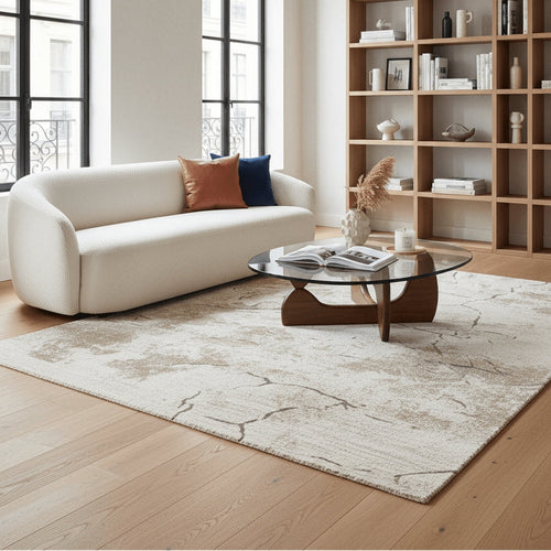 AFK Living vloerkleed Crackle - Zacht comfort voor elke dag en OEKO-TEX® Standard 100 gecertificeerd. - beige - 160x230 cm