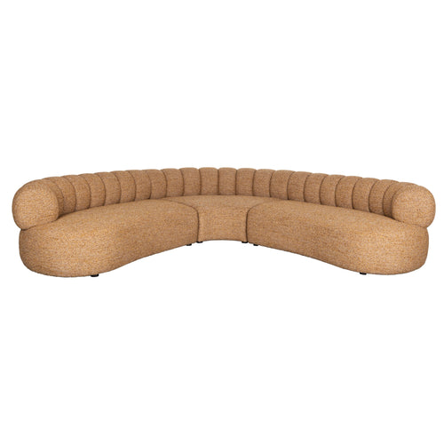 Dutchbone Duvane 7-Zitsbank/ Hoekbank Bruin
