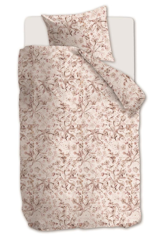 Riviera Maison dekbedovertrek Blushing Blooms - 140x200/220 cm - roze - vtwonen shop