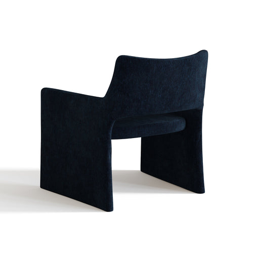 Sia Home - Eetkamerstoel ZOE - Fluweel - Middernachtblauw - 73cm - vtwonen shop