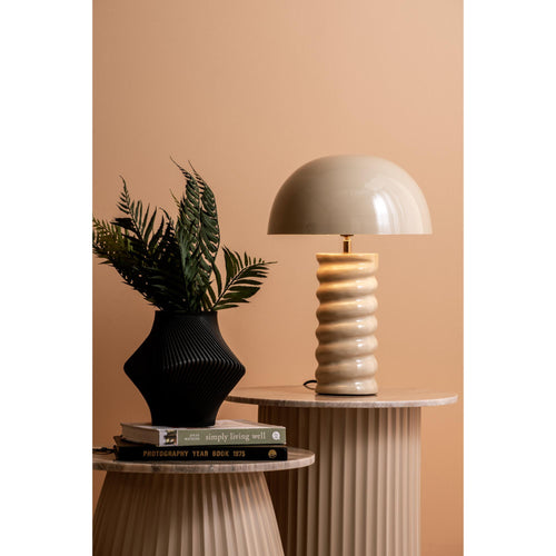 Leitmotiv tafellamp Gracio - grijs - Ø30cm - vtwonen shop