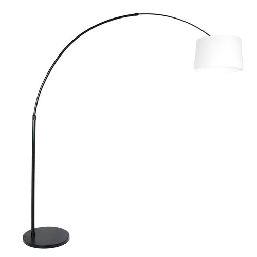 Steinhauer vloerlamp Sparkled - 1 lichts - 190x 230 cm - zwart wit