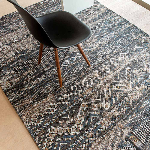 Louis De Poortere vloerkleed Black Rabat - grijs - 200x280cm