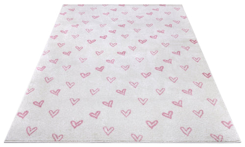 Hanse Home Adventures children's carpet Hearts Cream Rosa 160x235 cm