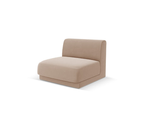 Micadoni Bestuurder Miley flueel cappuccino - 90x75x70cm
