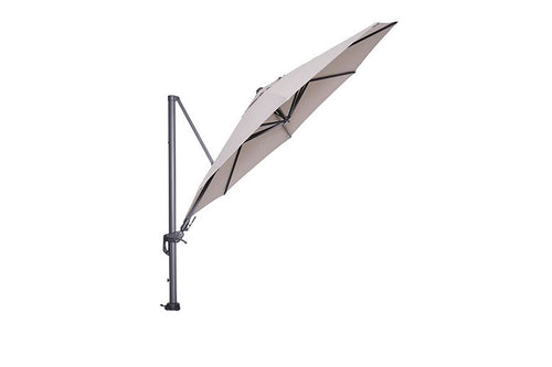 Hawaii parasol - Ø350 cm - carbon black - zand - vtwonen shop