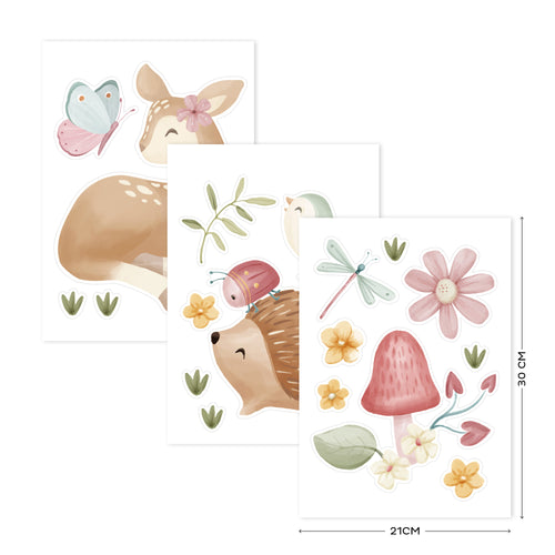 Little Dutch Muurstickers Fairy Garden - 21x30cm - vtwonen shop