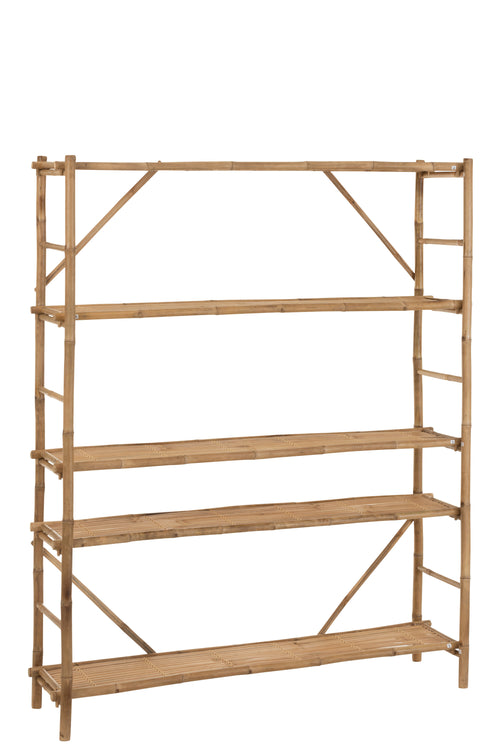 J-Line rek 5 Planken - bamboe - naturel - vtwonen shop