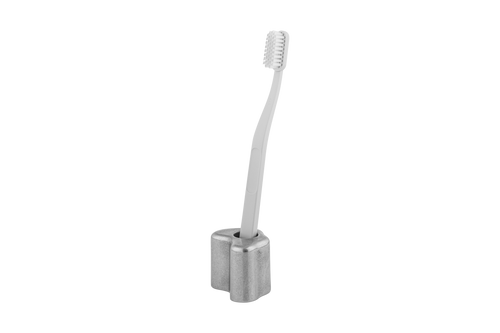 noo.ma Mis tandenborstelhouder gepolijst aluminium, compact