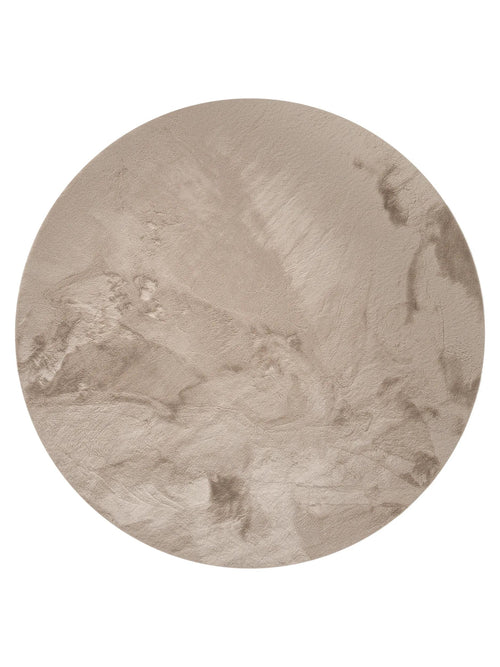 benuta nepbont vloerkleed Dave - taupe - ø 120 cm