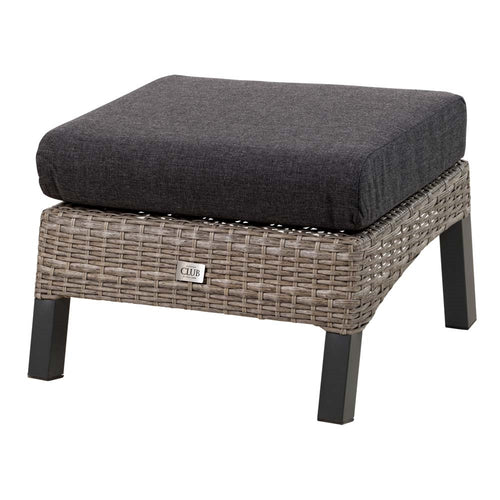 Lesli Living voetenbank Treviso - grijs - 60x57,5x31cm