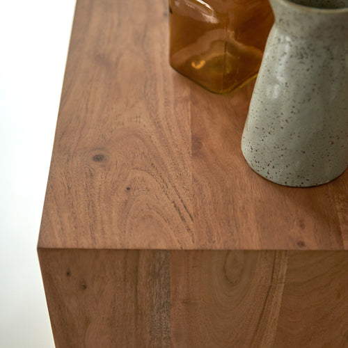 Tikamoon Opbergkist van massief acacia - Naturel