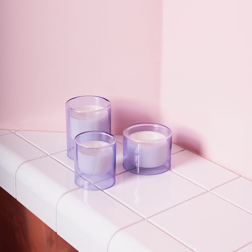 Ona - Geurkaars 160g violet Mood
