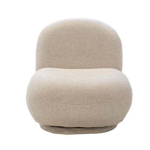 DÉJA Living Draaifauteuil Boone - Stof - Beige - vtwonen shop
