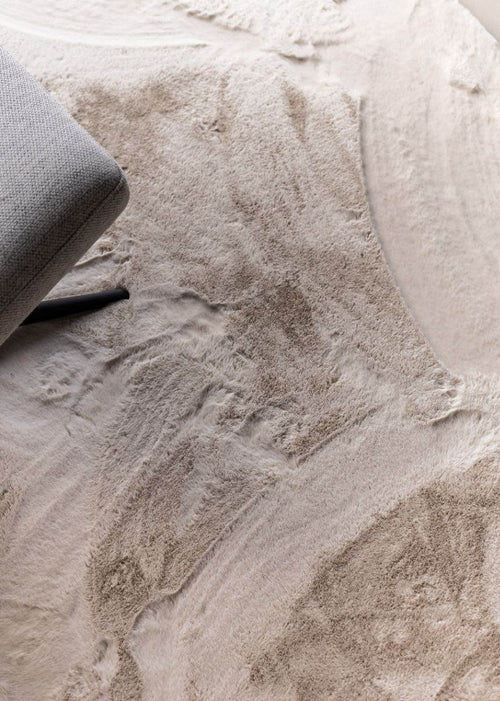 Interieur05 Rond Zacht Hoogpolig Vloerkleed Lux Creme - 200 x 200 cm - vtwonen shop