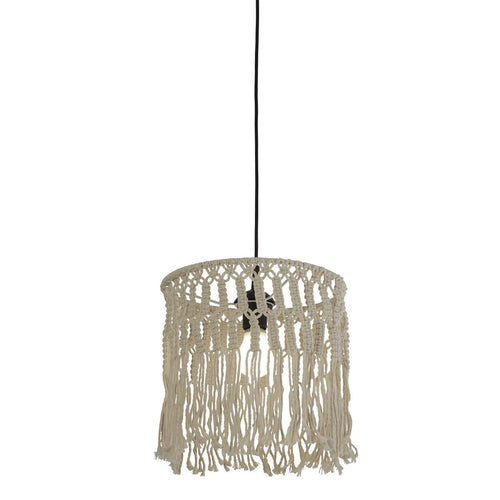 Searchlight Bahama Plafondhanger met ophanging macramé