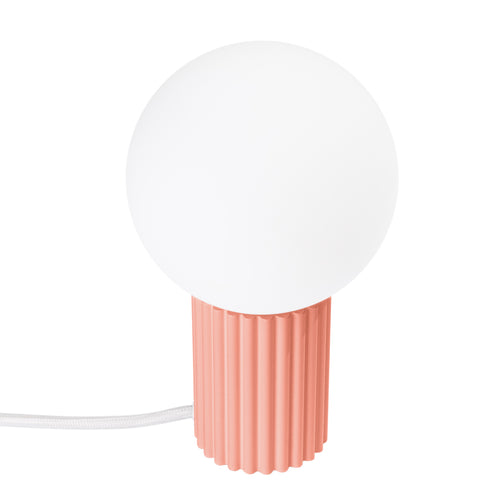 Sollux Lighting Tafellamp HALO perzik - 12x12x19cm