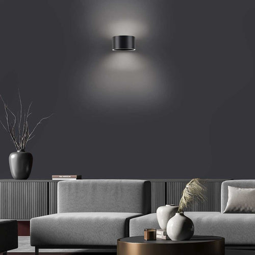 Neuhaus PURE wandlamp Clipse - 2 lichts - 19.7  x 8   cm - antraciet