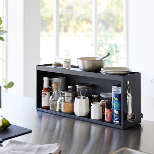 Yamazaki Aanrecht Organizer - Tower - Zwart - vtwonen shop