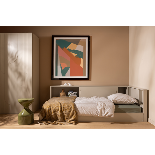 WOOOD bijzettafel Floyd - Metaal - Groen - 47x30x30 - vtwonen shop