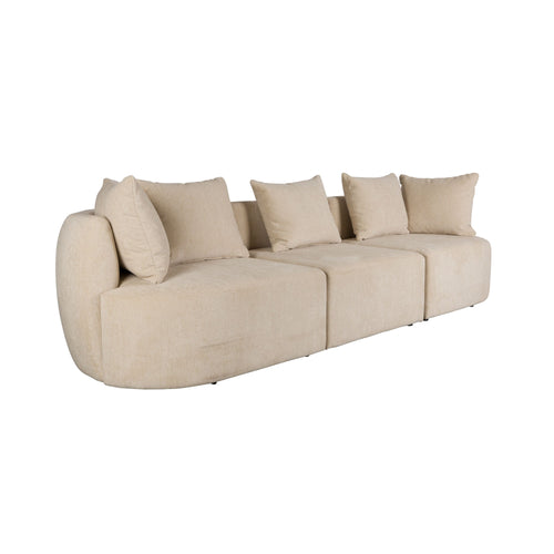 Dutchbone Rocca 4,5-zitsbank Latte/ Beige - vtwonen shop