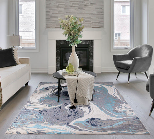 Vloerkleed Easy Living Aurora Ocean Rug AU18 200x290 cm - vtwonen shop