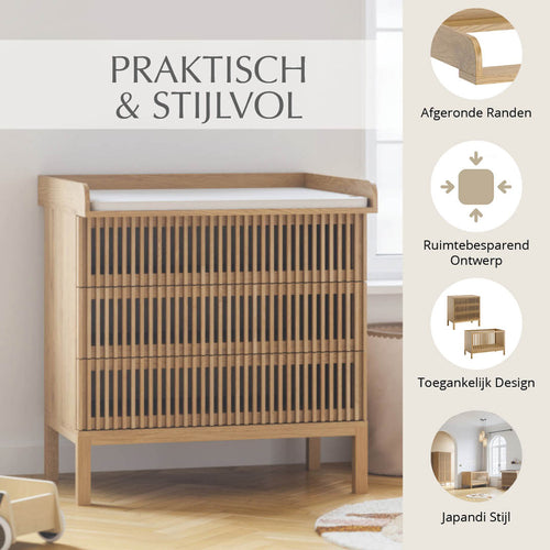 Petite Amélie Bladvergroter voor commode Japandi – Naturel - vtwonen shop