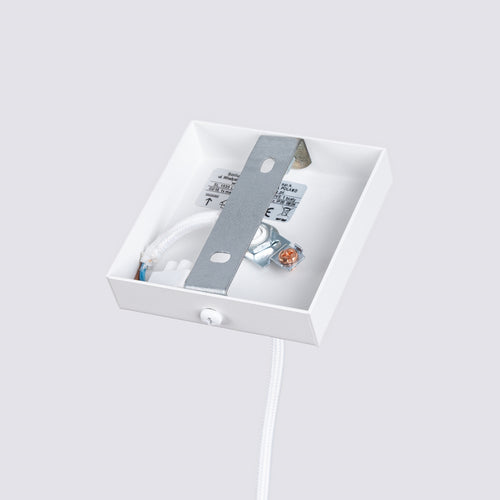 Sollux Lighting Hanglamp KARBON 1 wit - 8x8x118cm