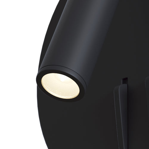Maytoni wandlamp Ios 176 - Zwart - 14x6.5x14 cm