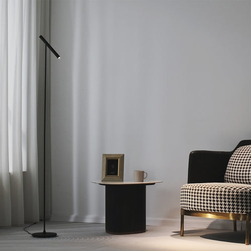 Artdelight vloerlamp Kansas - 1 lichts - 25  x 140   cm - zwart - vtwonen shop