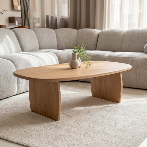 DÉJA Living Salontafel Sabine - Naturel Hout - 110x70x35cm