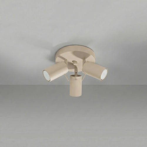 Sollux Lighting Plafondlamp RING 3P taupe - 25,7x25,7x14,5cm