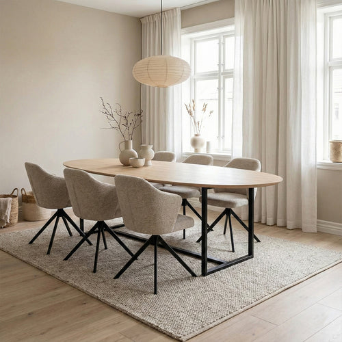 Kick draaistoel Liz - Champagne - vtwonen shop